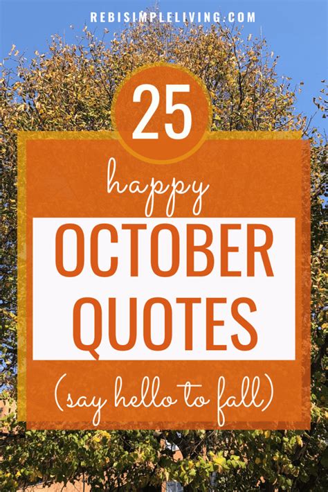 25 Beautiful October Quotes To Get You Excited For Fall