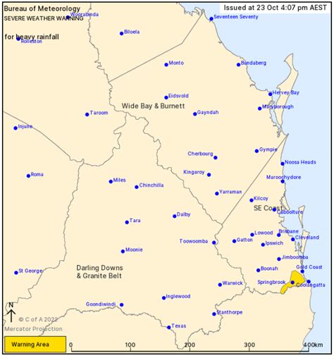 City of Gold Coast on Twitter: "Severe Weather Warning update @BOM_Qld ...