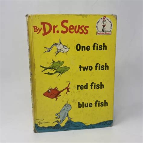 First Edition Dr Seuss One Fish Two Fish Red Fish Blue Fish