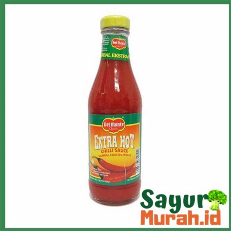 Jual Sambal Extra Hot Del Monte Chilli Sauce Extra Pedas 340ml Shopee Indonesia