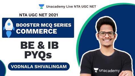 Booster MCQ Series Commerce BE And IB PYQs NTA UGC NET 2021 Shiva