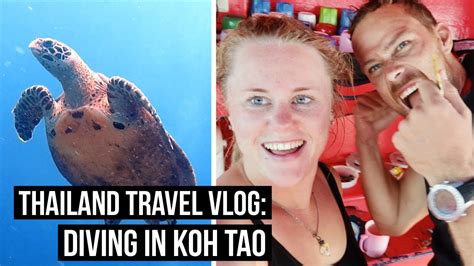 Thailand Travel Vlog Diving In Koh Tao Hippie Go Lucky Youtube