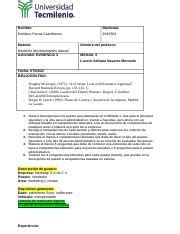 Evidencia Medici N Del Desempe O Laboral Docx Nombre Matricula