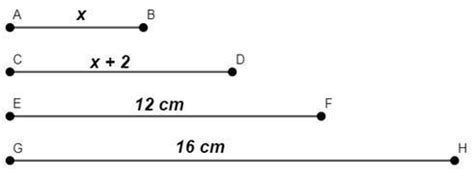 Observe Os Segmentos De Reta Proporcionais Abaixo Qual O Valor Dos