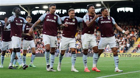 Fulham Aston Villa Emery S Side Come From Behind To Go Fourth