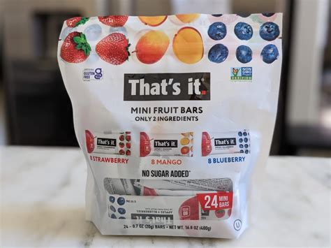 Costco Thats It Fruit Bars Review Costco Food Database