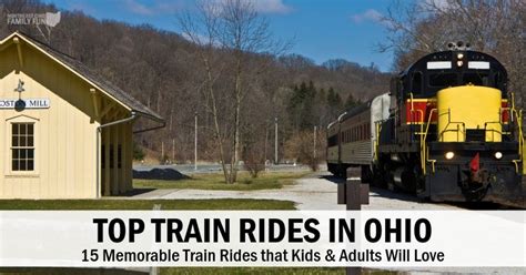 15+ Best Train Rides in Ohio that Kids & Adults will Love