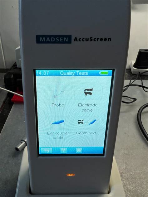 OAE Probe Madsen AccuScreen Natus 1077 Audiometer Hearing Screener EBay