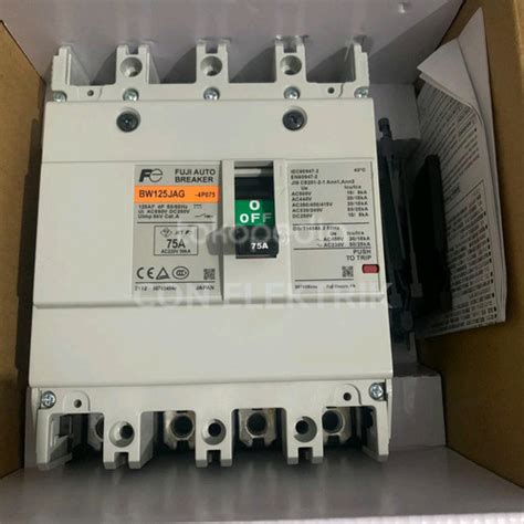 Jual MCCB BREAKER 4P 75A BW125JAG FUJI Jakarta Pusat CON ELEKTRIK