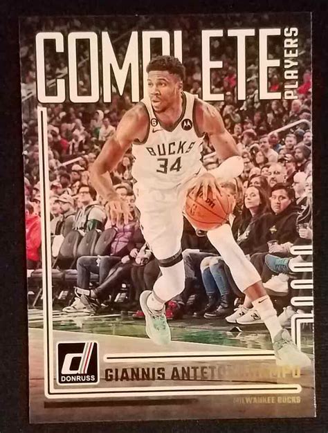 Panini Donruss Giannis Antetokounmpo Complete Players Bucks