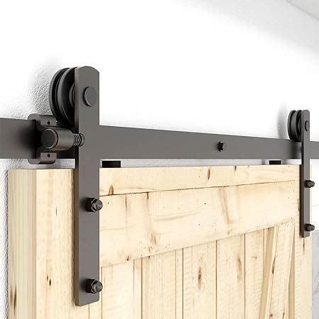 Amazon Smartstandard Ft Heavy Duty Sturdy Sliding Barn Door