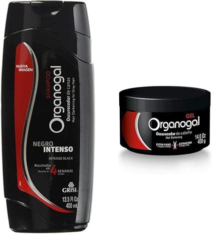 Shampoo Grisi Organogal Negro Intenso Ml Gel Extra Firme Color