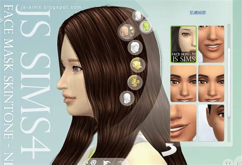 My Sims 4 Blog: Face Mask Skintone N1 by JS Sims 4