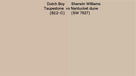 Dutch Boy Taupestone C Vs Sherwin Williams Nantucket Dune Sw