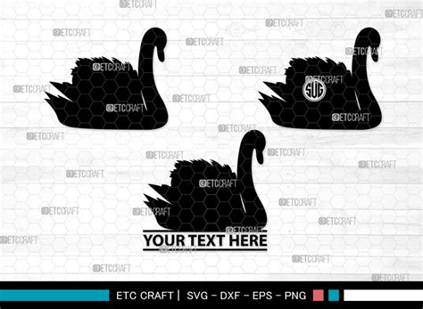 Swan Silhouette Swan Svg Swan Bird Svg Graphic By Pixel Elites