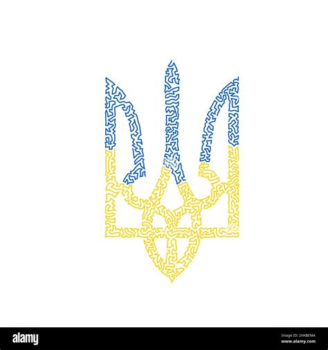 Coat Of Arms Of Ukraine State Emblem National Ukrainian Symbol Trident