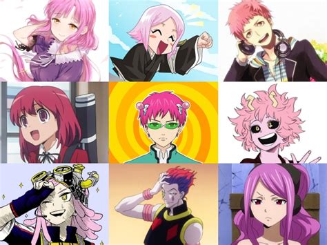 Pink Haired Anime Characters Anime Pink Hair Bodemawasuma