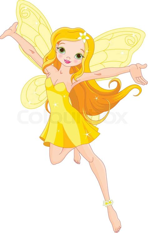 Cute Fairy Stock Vector Colourbox