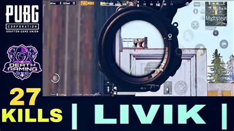 Solo Vs Squad Livik 27 Kills Pubg Mobile Gameplay Youtube