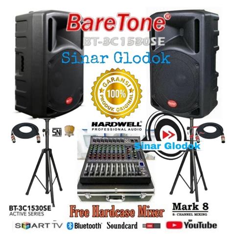 Jual Paket Sound System Outdoor Indoor Speaker Aktif BareTone BT