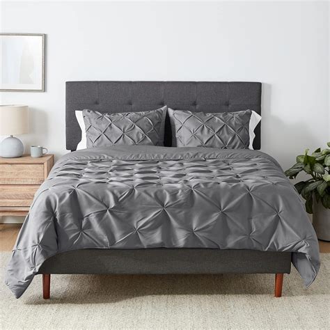 Amazon Basics All Season Down Alternative Comforter 3 Piece Bedding Set Fullqueen