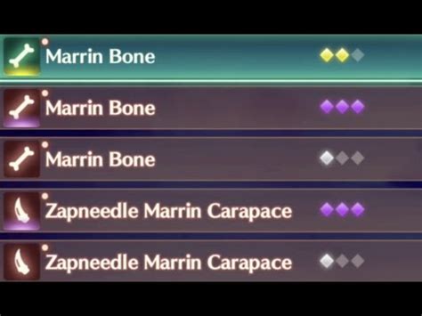 Xenoblade Chronicles 3 Gem Crafting Where To Find Marrin Bone