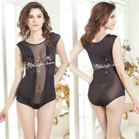 Jual Baju Tidur Wanita Import Black Sheer Teddy Lingerie W Flickr