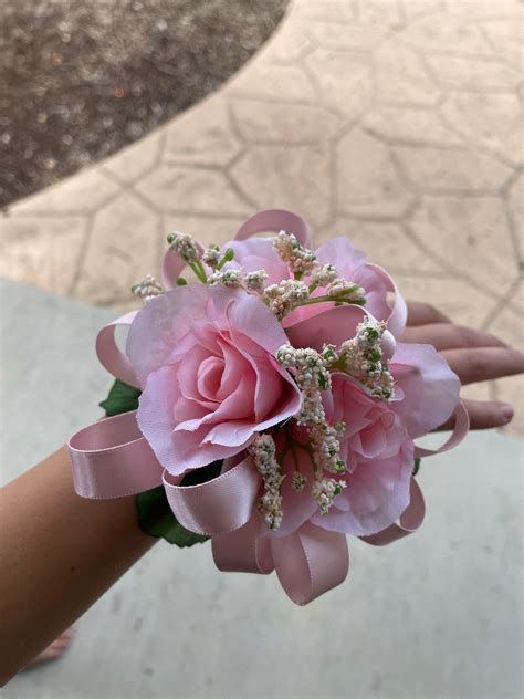 Pink And Pink Corsage Etsy