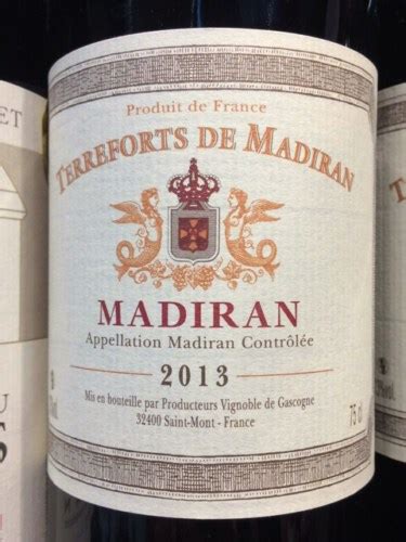 Vignoble De Gascogne Terreforts De Madiran Vivino