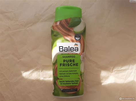 Шампунь Balea Зеленое Яблоко - «Шампунь Зелёное яблоко от Balea ...