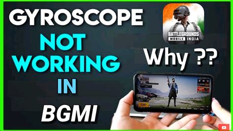 Gyroscope Not Working In Bgmi Gyroscope Delay Fix Gyroscope Pubg