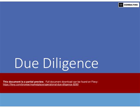 Ppt Operational Due Diligence 101 Slide Ppt Powerpoint Presentation