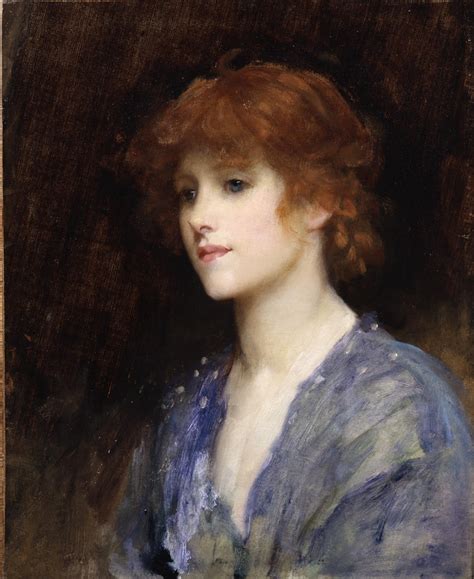 Samuel Luke Fildes Portrait Of Venetia C 1900 Picture Archive