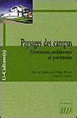 Paysages Des Campus Broch Poirrier P Achat Livre Fnac