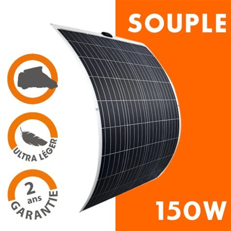 Panneau Solaire 150W SOUPLE ANTARION Seul Pour Toit Relevable