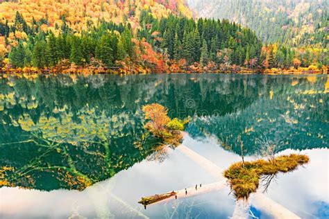 Jiuzhai Valley National Park, China. Stock Image - Image of national ...