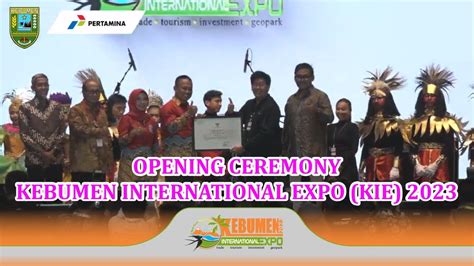 Opening Ceremony Kebumen International Expo Kie Alun Alun