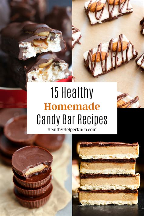 15 Healthy Homemade Candy Bar Recipes • Healthy Helper