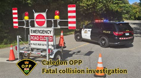 Caledon Opp Is Investigating A Fatal Collision On Innis Lake Road My