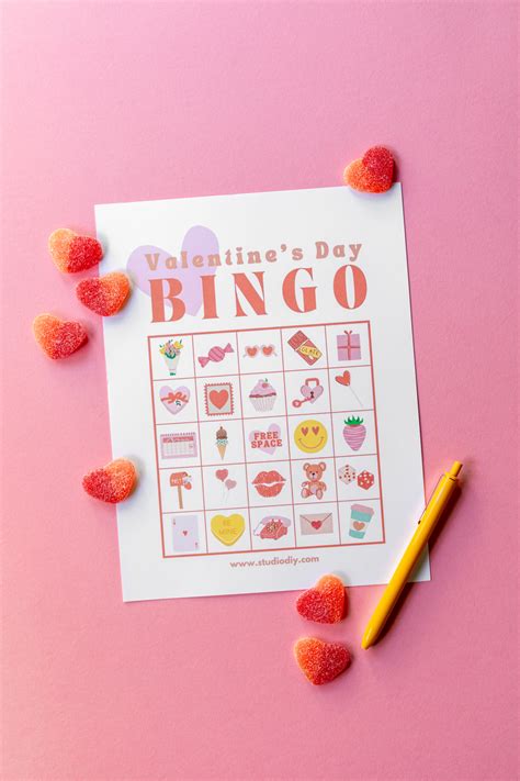 Valentines Day Bingo Studio Diy