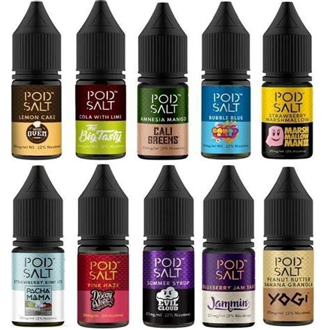 Pod Salt Vape Juice 30ml 20 Mg Nic Salt Gadget House Nepal