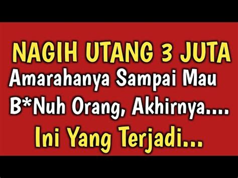 BIKIN GELISAH DAN MERINDING ORANG YANG SUSAH DITAGIH BAYAR UTANG CARA