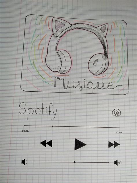 Page De Garde Musique Dessin De Couverture Cahier De Musique Cahier