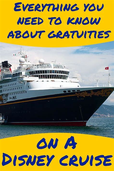 Guide To Tipping On Disney Cruise Line All You Need To Know Disney