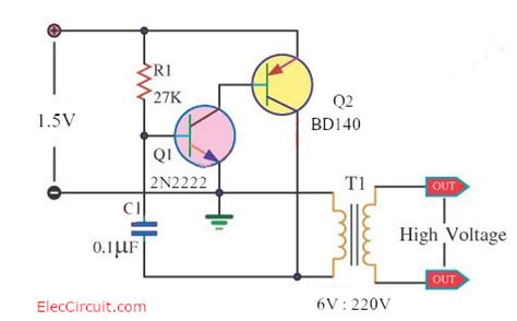 How To Make 1 5v To 220v Inverter Circuit