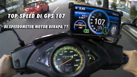 TEST SETTINGAN BARU LAGI PAKAI SPEEDOMETER GPS VARIO KARBU BORE UP