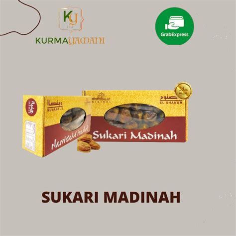 Jual Kurma Sukari 1 Kg Al Madinah Premium Packing Box Oleh Oleh Haji