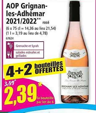 Promo Aop Grignan les adhémar 2021 2022 chez Norma iCatalogue fr