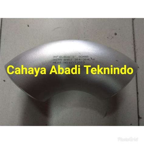 Promo Elbow Las Stainless Sch Ukuran Inch Elbow Las Sch Ss