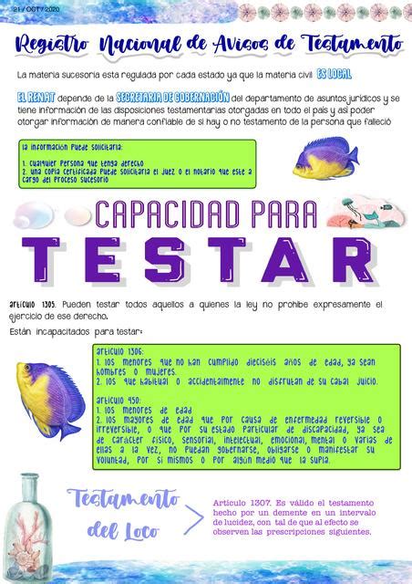 Capacidad De Testar Y Heredar Rebeca Rivas UDocz